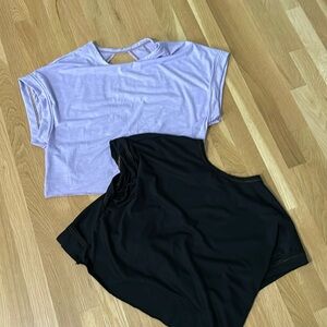 Two cutout tops size XS